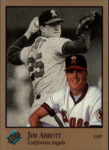 1992 Studio #141 Jim Abbott VG California Angels 