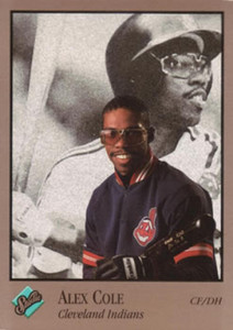1992 Studio #165 Alex Cole VG Cleveland Indians 