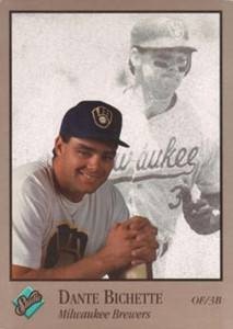 1992 Studio #191 Dante Bichette VG Milwaukee Brewers 