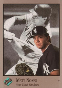 SOLD 73611 1992 Studio #217 Matt Nokes VG New York Yankees 