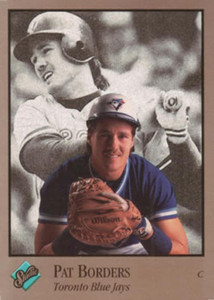 1992 Studio #253 Pat Borders VG Toronto Blue Jays 