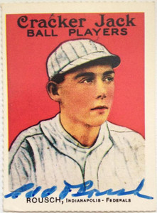 SOLD 3812 Edd Roush Autographed Cracker Jack Dover REPRINT #161  