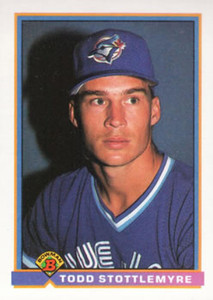 1991 Bowman #10 Todd Stottlemyre VG Toronto Blue Jays 