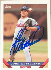 John Wetteland Autographed 1993 Topps #231