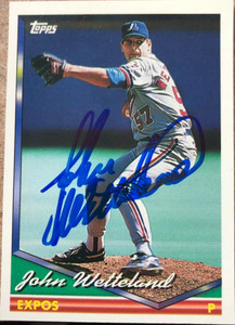 John Wetteland Autographed 1994 Topps #497
