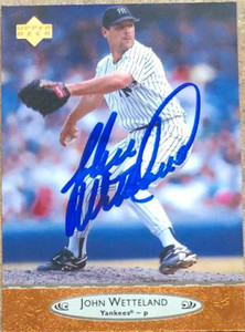 John Wetteland Autographed 1996 Upper Deck #407
