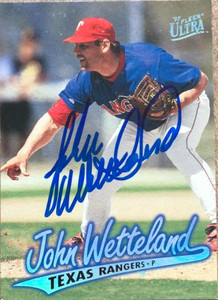 SOLD 116339 John Wetteland Autographed 1997 Fleer Ultra #374