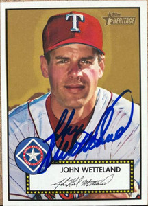 John Wetteland Autographed 2001 Topps Heritage #342 SP
