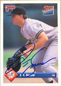 J.T. Snow Autographed 1993 Donruss #110