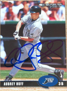 Aubrey Huff Autographed 2003 Donruss #197