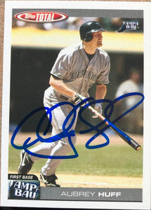 Aubrey Huff Autographed 2004 Topps Total #20