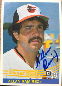 Allan Ramirez Autographed 1984 Donruss #332