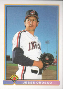 1991 Bowman #72 Jesse Orosco VG Cleveland Indians 