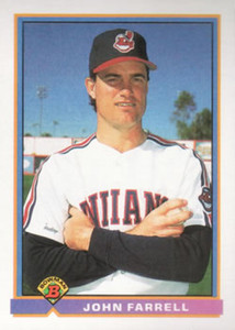 1991 Bowman #82 John Farrell VG Cleveland Indians 