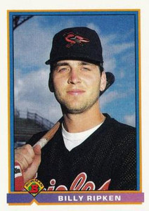 1991 Bowman #87 Billy Ripken VG Baltimore Orioles 