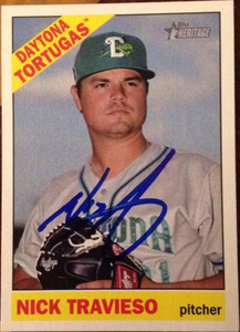 Nick Travieso Autographed 2015 Topps Heritage Minor League Edition #176
