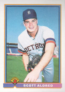 1991 Bowman #147 Scott Aldred VG Detroit Tigers 