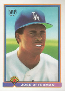 1991 Bowman #182 Jose Offerman VG Los Angeles Dodgers 