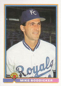 1991 Bowman #296 Mike Boddicker VG Kansas City Royals 