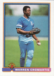 1991 Bowman #315 Warren Cromartie VG Kansas City Royals 