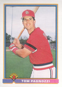 1991 Bowman #389 Tom Pagnozzi VG St. Louis Cardinals 