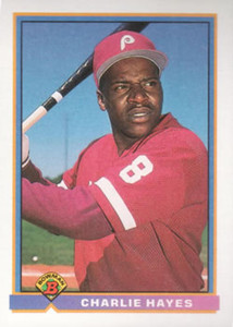 1991 Bowman #508 Charlie Hayes VG Philadelphia Phillies 