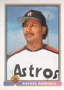 1991 Bowman #564 Rafael Ramirez VG Houston Astros 