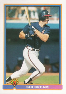 1991 Bowman #585 Sid Bream VG Atlanta Braves 