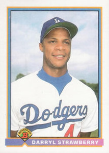 1991 Bowman #609 Darryl Strawberry VG Los Angeles Dodgers 