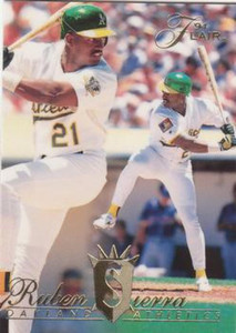 1994 Flair #333 Ruben Sierra NM-MT Oakland Athletics 
