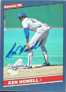 Ken Howell Autographed 1986 Donruss #275