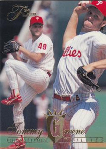 1994 Flair #412 Tommy Greene NM-MT Philadelphia Phillies 