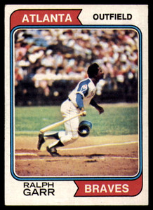 1974 Topps #570 Ralph Garr VG Atlanta Braves 