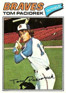 1977 Topps #48 Tom Paciorek VG Atlanta Braves 