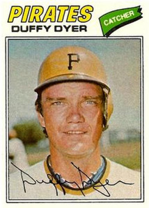 1977 Topps #318 Duffy Dyer VG Pittsburgh Pirates 