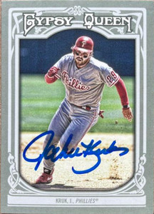 John Kruk Autographed 2013 Topps Gypsy Queen #66