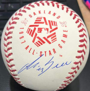 George Bell Autographed 1987 All-Star Game Baseball George Bell Autographed 1987 All-Star Game Baseball