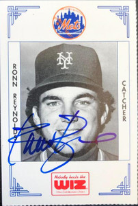 Ronn Reynolds Autographed 1991 Wiz New York Mets #328