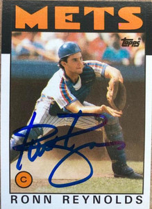 Ronn Reynolds Autographed 1986 Topps #649