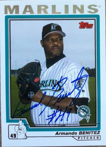 Armando Benitez Autographed 2004 Topps #495