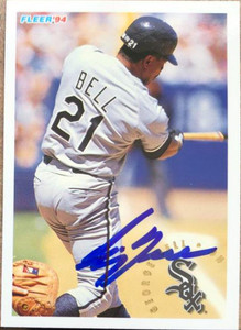 George Bell Autographed 1994 Fleer #75