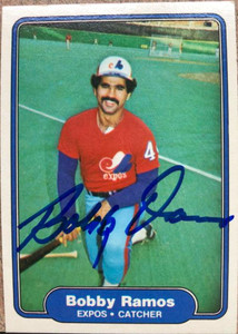 Bobby Ramos Autographed 1982 Fleer #203 