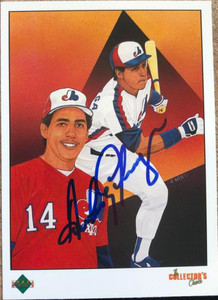 SOLD 117206 Andres Galarraga Autographed 1989 Upper Deck #677
