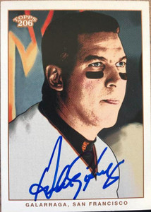 Andres Galarraga Autographed 2002 Topps 206 #54