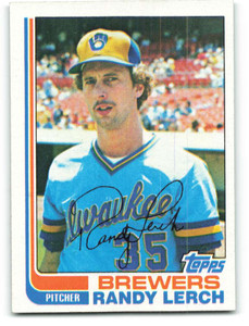 1982 Topps #466 Randy Lerch VG Milwaukee Brewers 