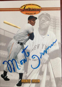 Monte Irvin Autographed 1993 Ted Williams Card Company #54