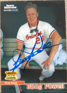 Boog Powell Autographed 1999 Sports Illustrated Greats of the Game #26