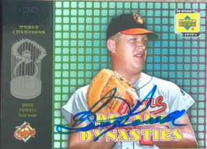 SOLD 117356 Boog Powell Autographed 2001 Upper Deck Decade 1970's Decade Dynasties #D1