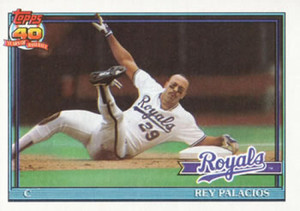 1991 Topps #148 Rey Palacios VG Kansas City Royals 