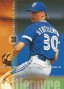 1995 Fleer #106 Todd Stottlemyre VG Toronto Blue Jays 